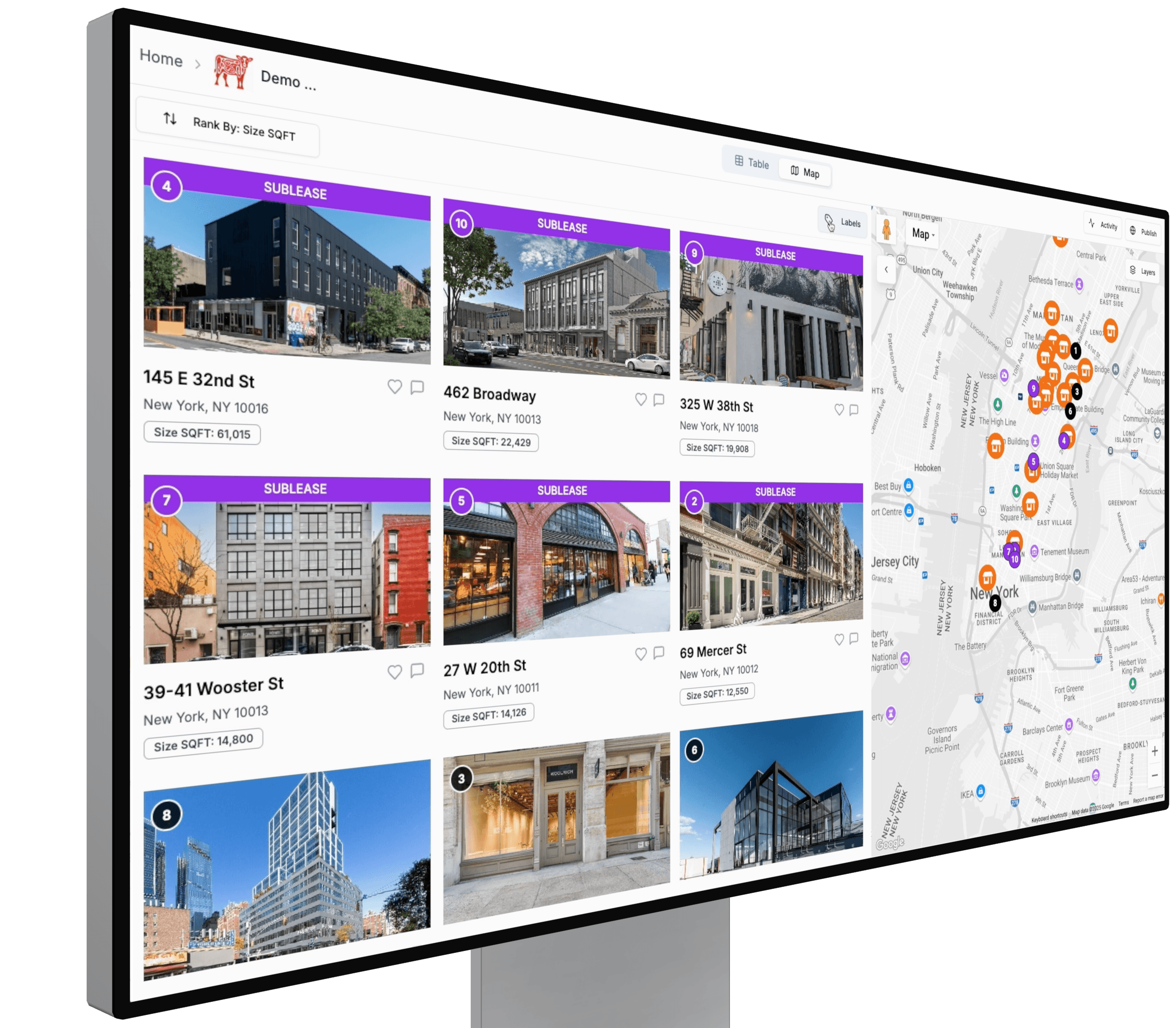 Cobroker interface screenshot showing labeling features